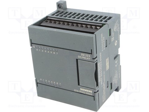 MODUL DIGITAL I/O EM 223, FOR S7-22X CPU ONLY, 8 DI 24 V DC, 8 DO RELAY